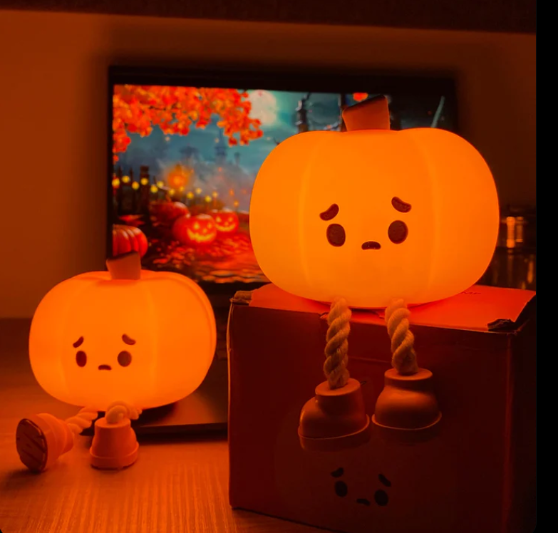 Halloween Pumpkin Night Light – Cute Glowing Pumpkin Decor