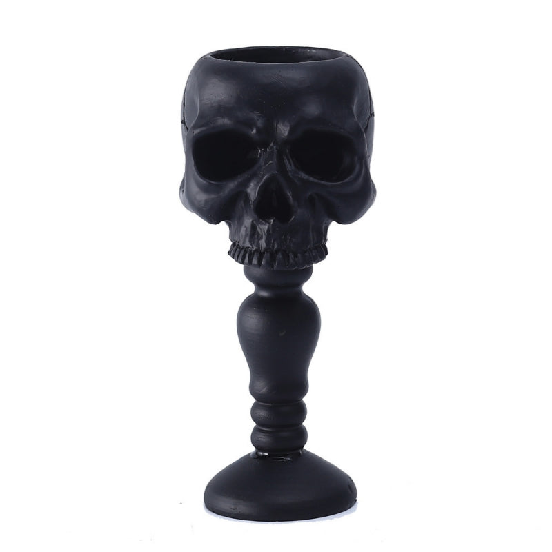Gothic Skull Halloween Decoration – Spooky Tabletop Ornament